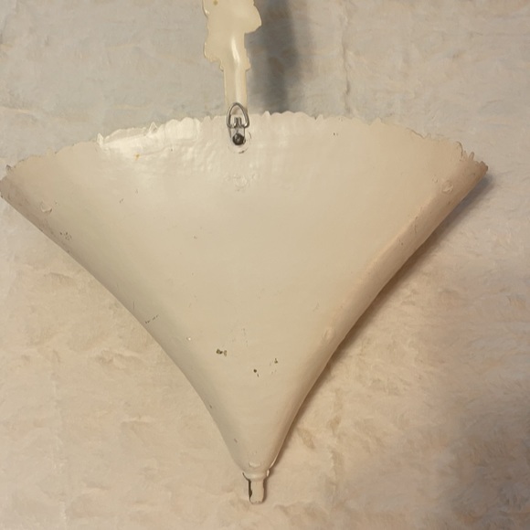 Vintage Syroco Style Victorian Parasol Umbrella MCM Wall Pocket/Planter Hanging - Picture 7 of 8